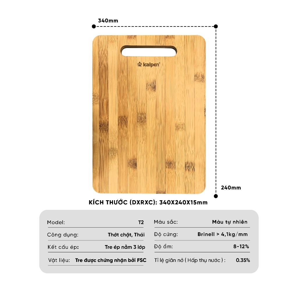 Thớt Tre Kháng Khuẩn Cao Cấp Hàng Chính Hãng Kalpen