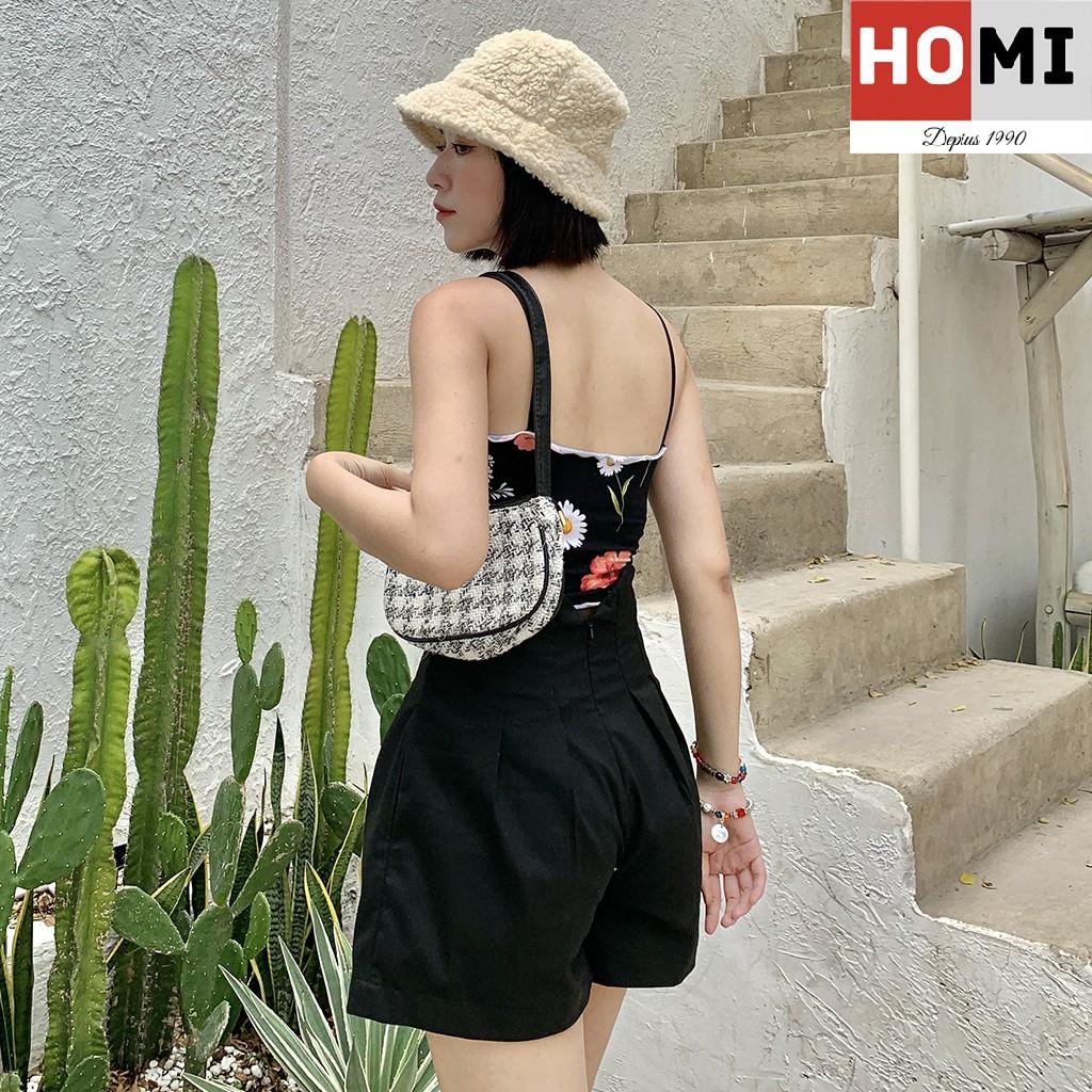 Áo dây thun họa tiết hoa lá mùa hè Homi Fashion