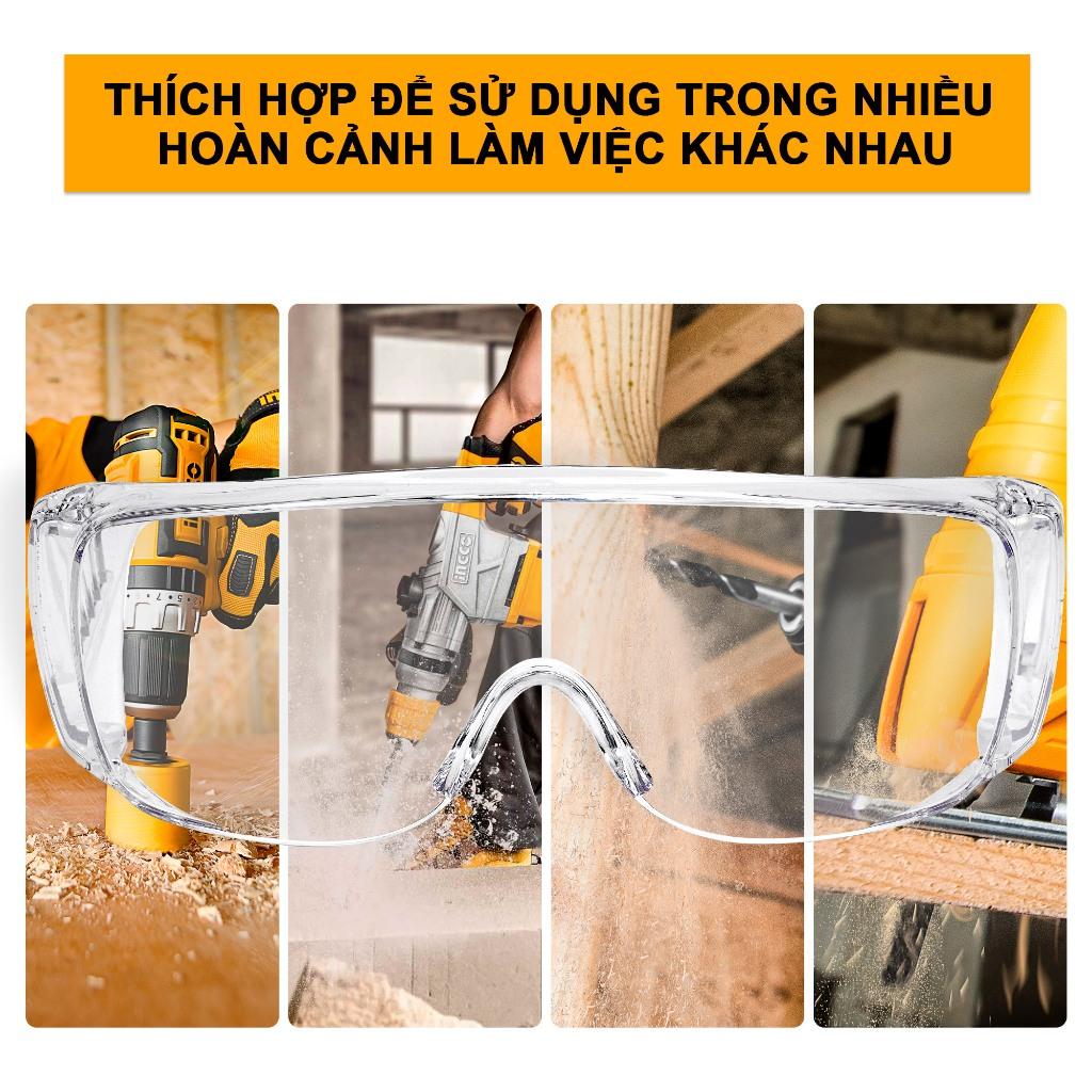 Kính an toàn chống bụi INGCO HSG05