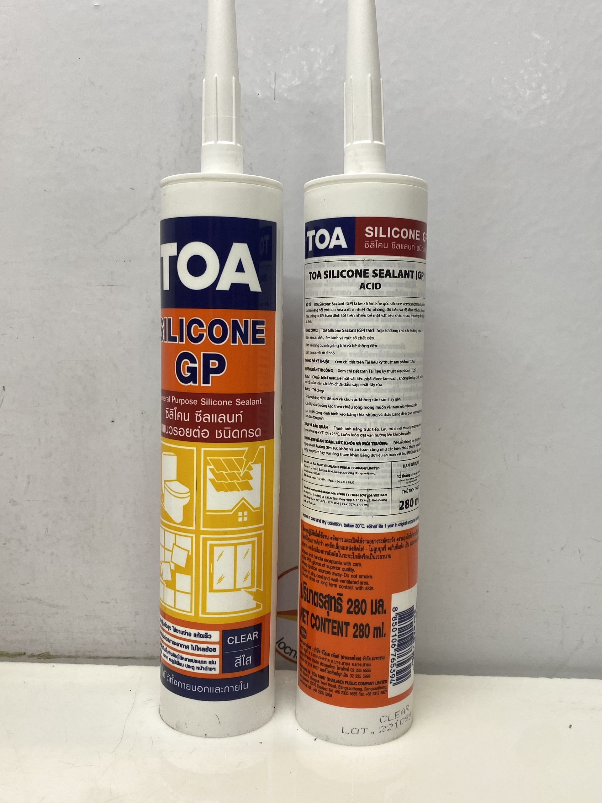 Silicone TOA Sealant GP Clear 280ML
