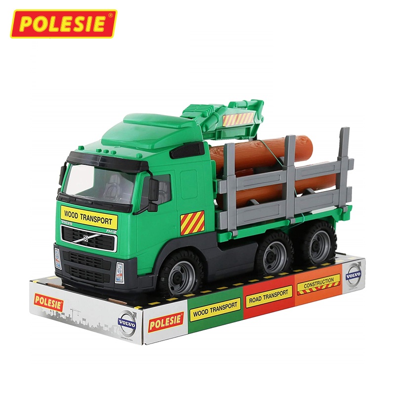 Xe đồ chơi trẻ em chỡ gỗ nhỏ Volvo PowerTruck – Polesie Toys