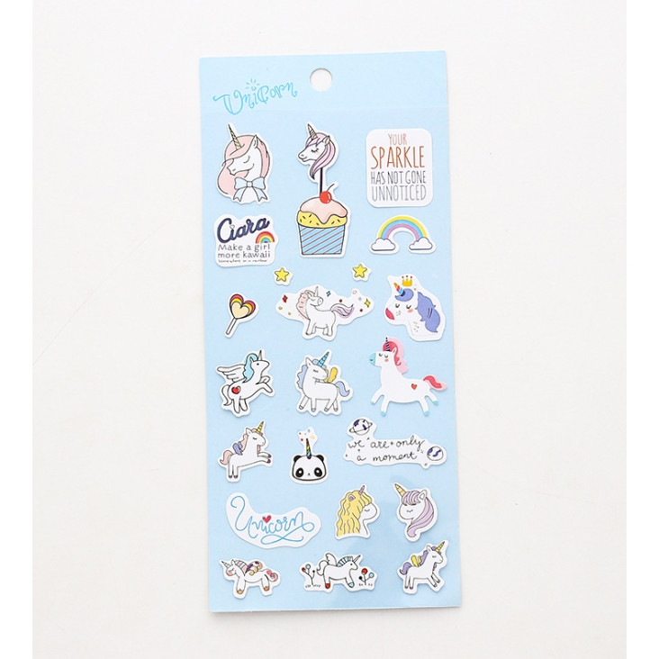 Sticker dán trang trí Unicorn