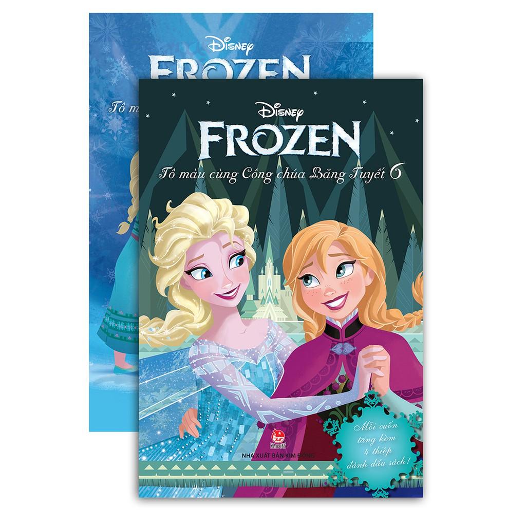 Combo Sách - Bộ Frozen - Tô Màu Cùng Công Chúa Băng Tuyết ( 6 Quyển )