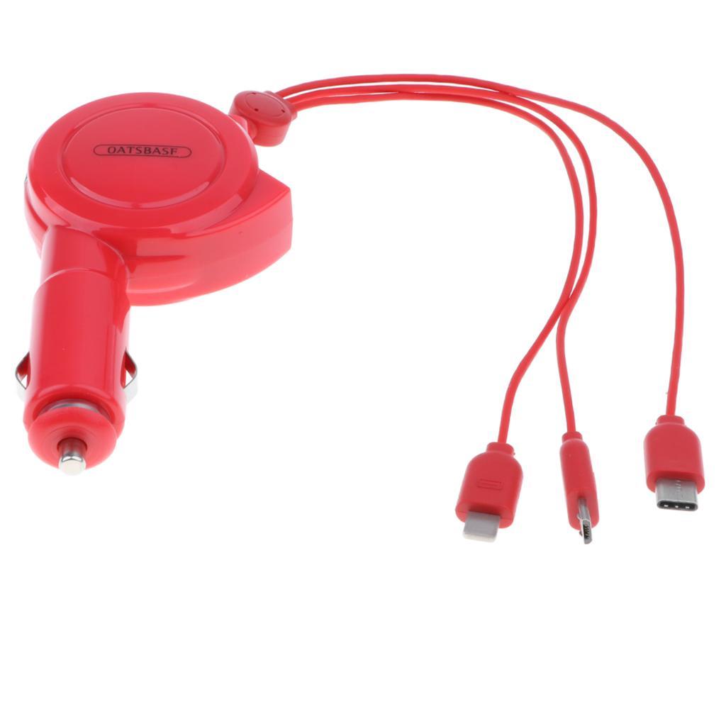 3 in 1 USB Charger Adapter for 5 6 7 8 X S8 S9