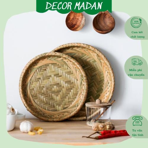 Mẹt Tre ( Loại 1 )Tròn 30cm đan chắc chắn, mâm đựng đồ ăn, đựng bún đậu, đồ ăn vặt, mẹt gà.