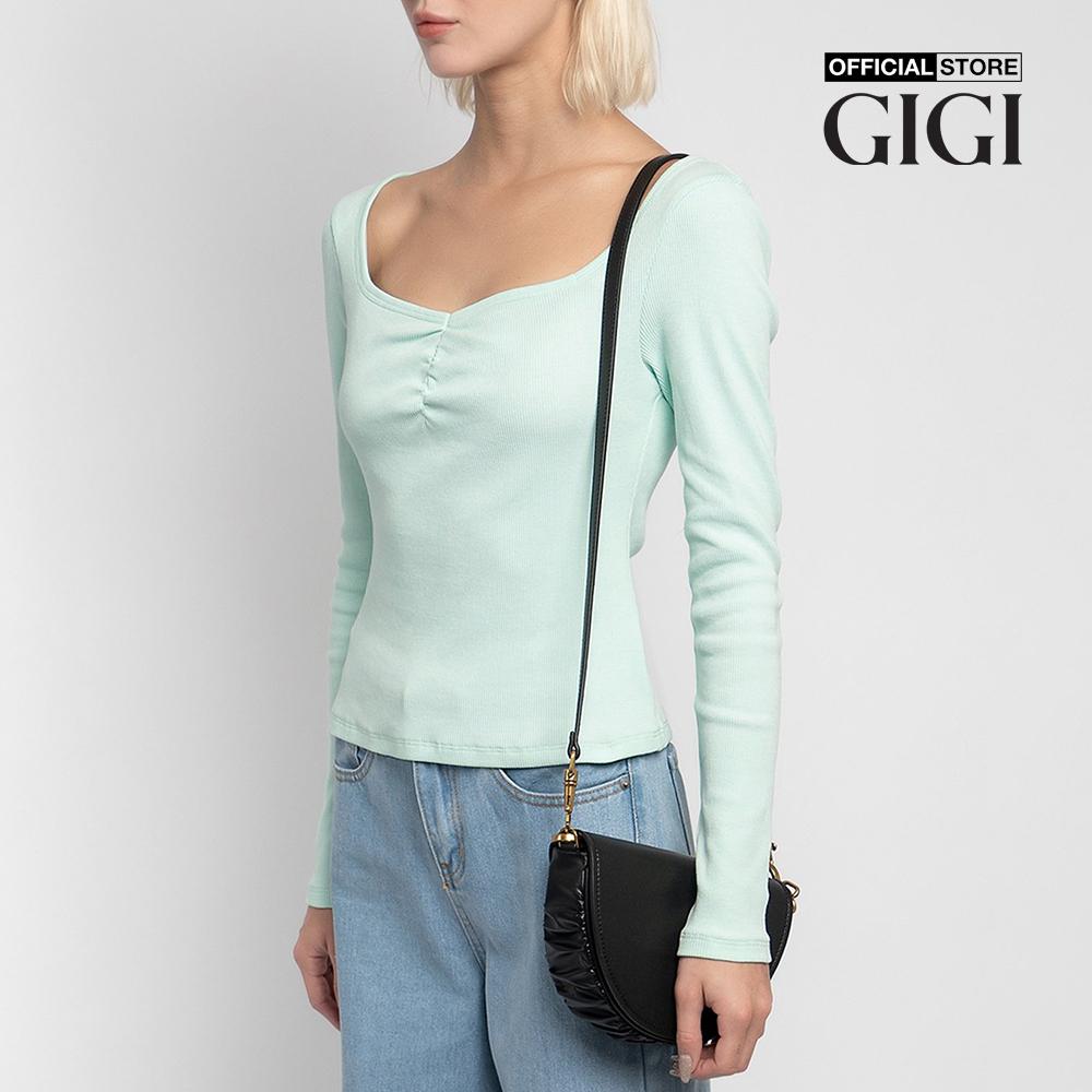 GIGI - Áo thun nữ tay dài phom ôm thời trang G1203T221226