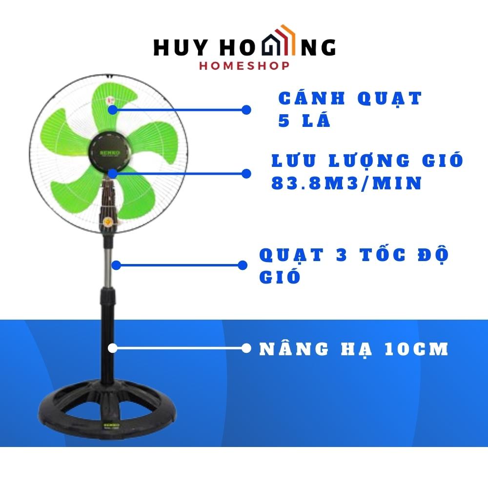 Quạt đứng lỡ Senko LTS1632 Lồng mạ crom ( Màu ngẫu nhiên) - Hàng chính hãng