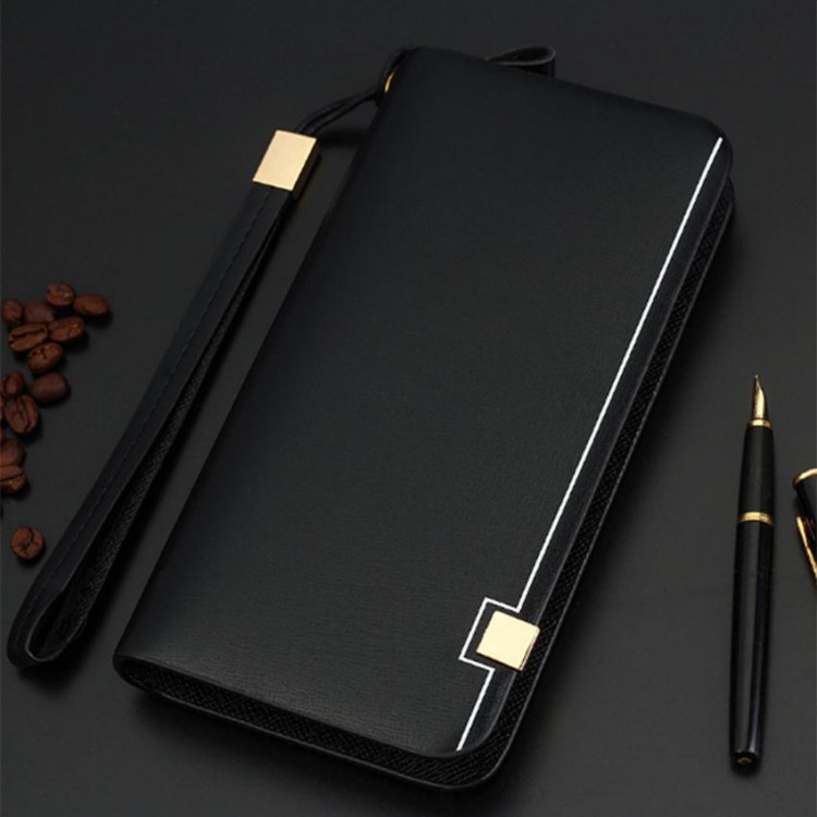 Ví nữ New4all Vinu2 tiện ích - Bóp cầm tay cho nữ sang trọng da trơn (19X9X3 cm)