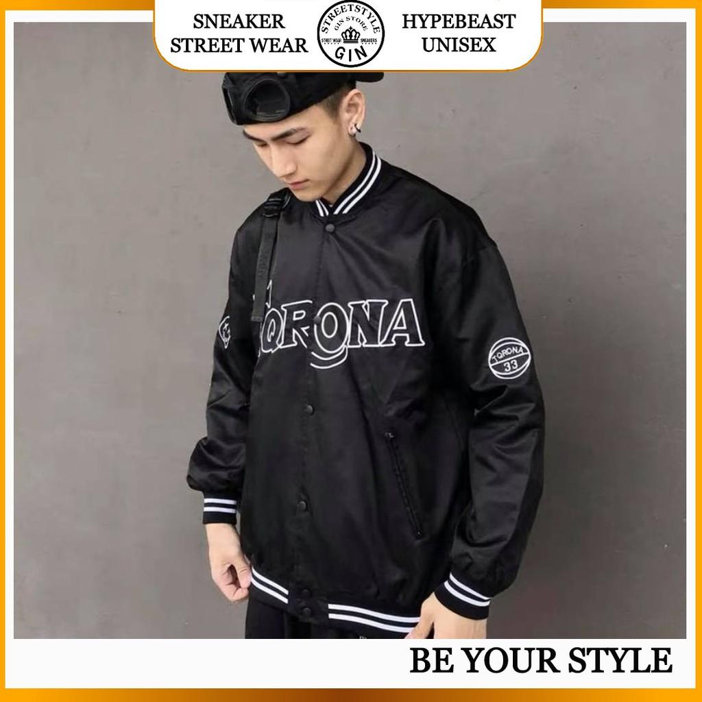 ÁO KHOÁC DÙ BOMBER TQRONA UNISEX - GIN STORE