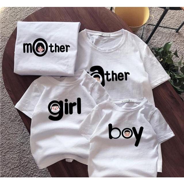 Áo thun gia đình in theo yêu cầu