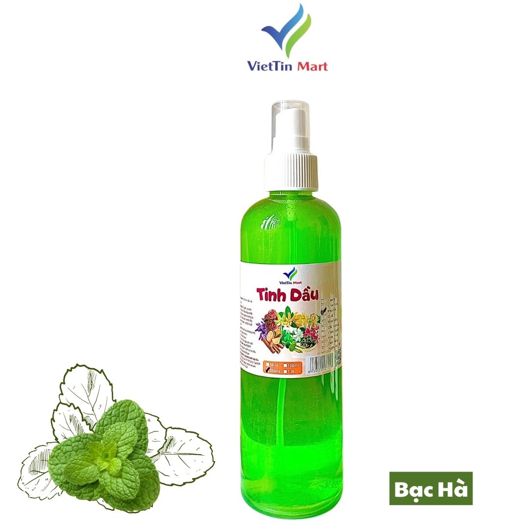 Tinh Dầu Bạc Hà Xịt Viettin Mart 200ml