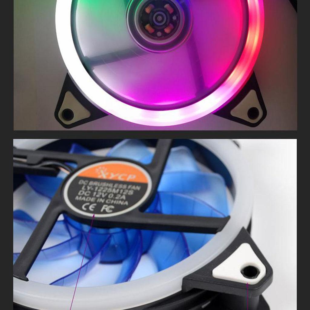 4/3Pin 120mm Computer LED Case Cooling Fan