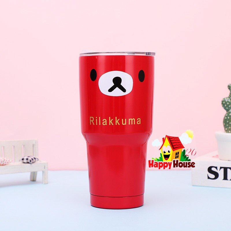 Combo Ly Giữ Nhiệt 900ML Tặng Kèm Ống Hút Inox + Túi Giữ Nhiệt + Nắp Chống Tràn + Cọ Rửa