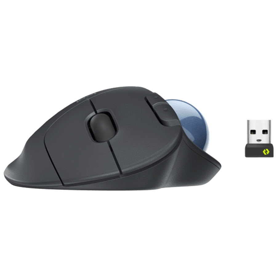 Chuột Không Dây Logitech M575 For Business - ERGO Tracking Ball - Hàng Chính Hãng