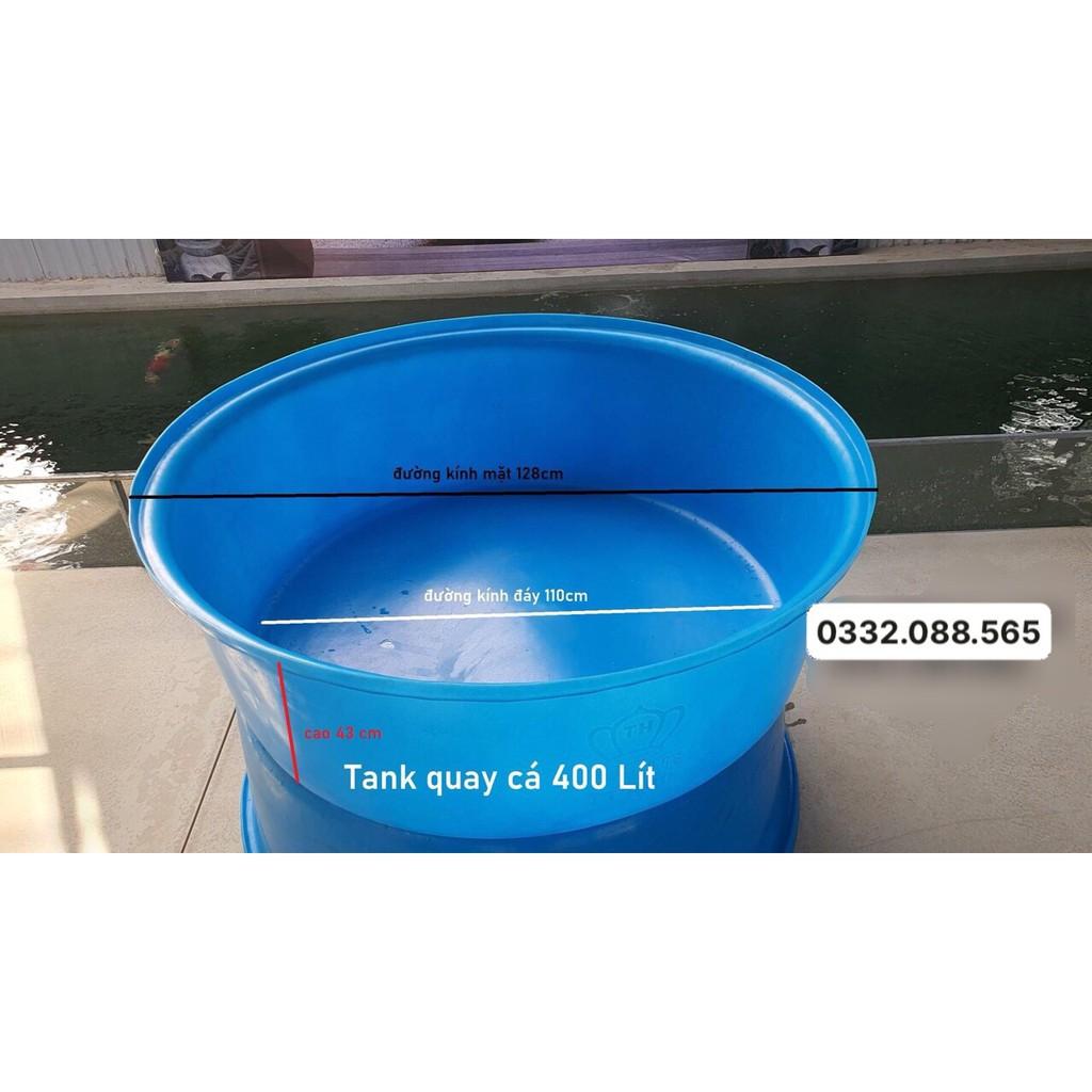 Tank đo cá 400l, thùng nhựa tròn đo cá, quay cá, chụp ảnh, phù hợp với những koi size lớn