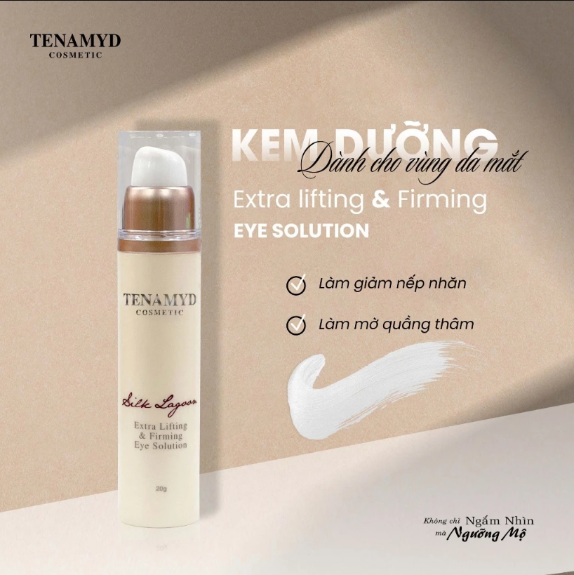 Kem dưỡng dành cho vùng da mắt TENAMYD Silk Lagoon Extra Lifting &amp; Firming Eye Solution 20ml