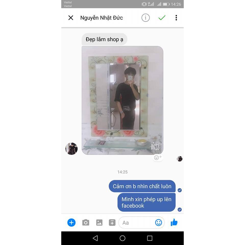 Áo thun tay lỡ phối viền cotton thoáng mất layout