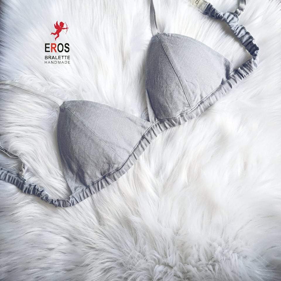 Ao lót Bralette thiết kế vải linen dễ thương của Eros đủ màu đủ size có đệm mút mỏng tháo rời. Chuẩn form mặc cực thoải mái, tôn da, tôn dáng.