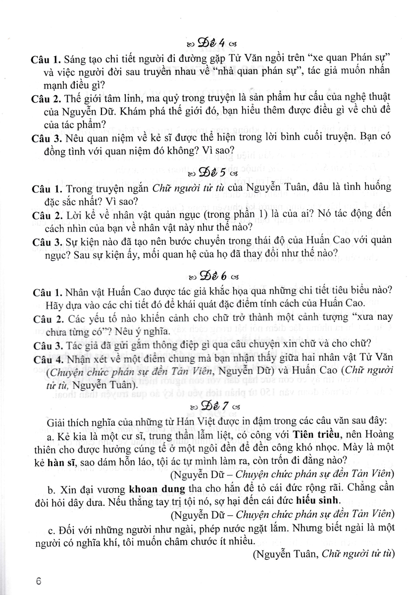 Đề Kiểm Tra Ngữ Văn 10 (Dùng Kèm SGK Kết Nối Tri Thức Vớ Cuộc Sống) - HA