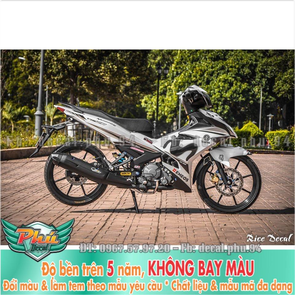 Tem rời EX 150 Movistar In trong Dán xe trắng/Bạc 2