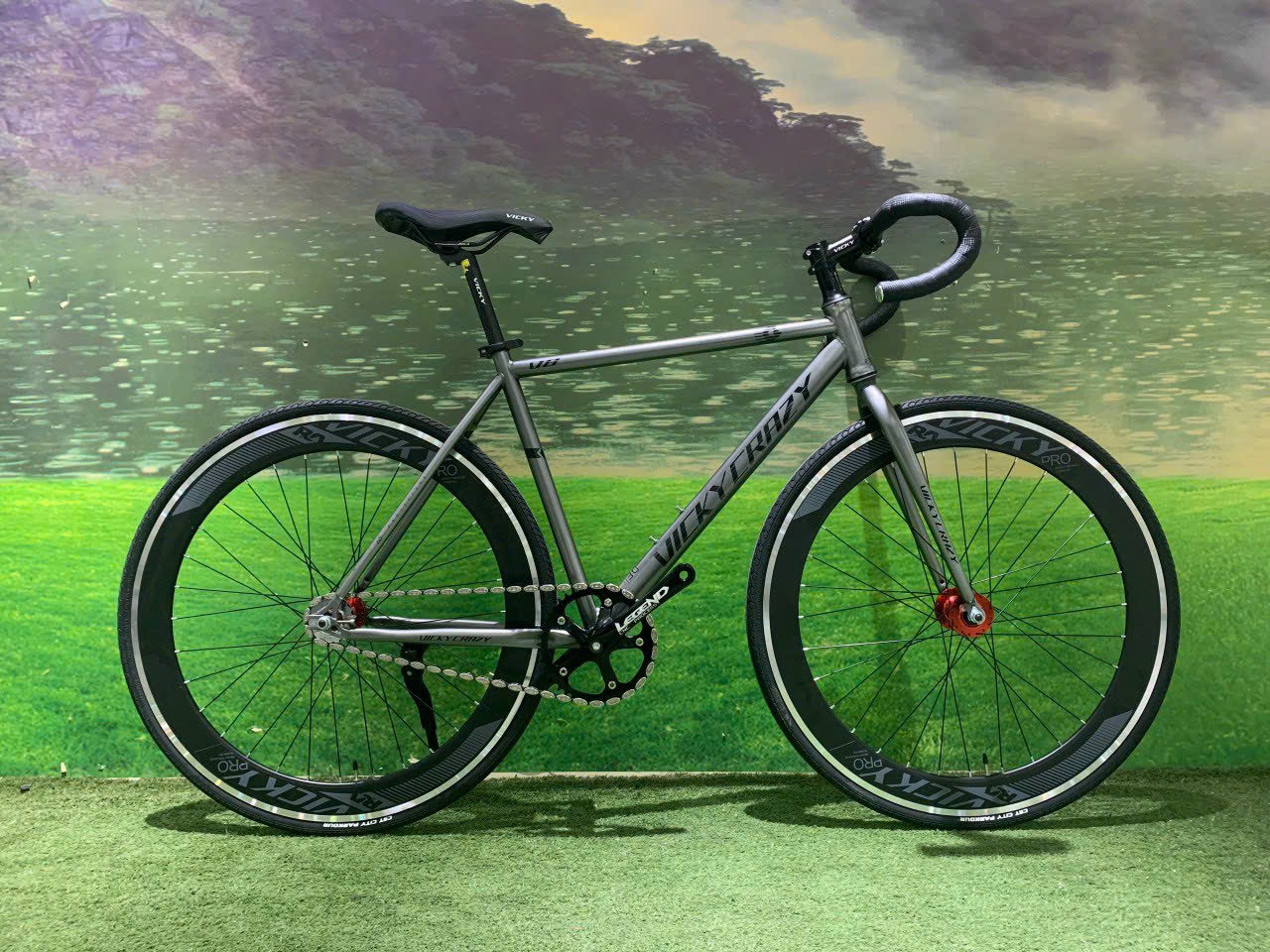 Xe đạp Fixed Gear VICKY CRAZY V8