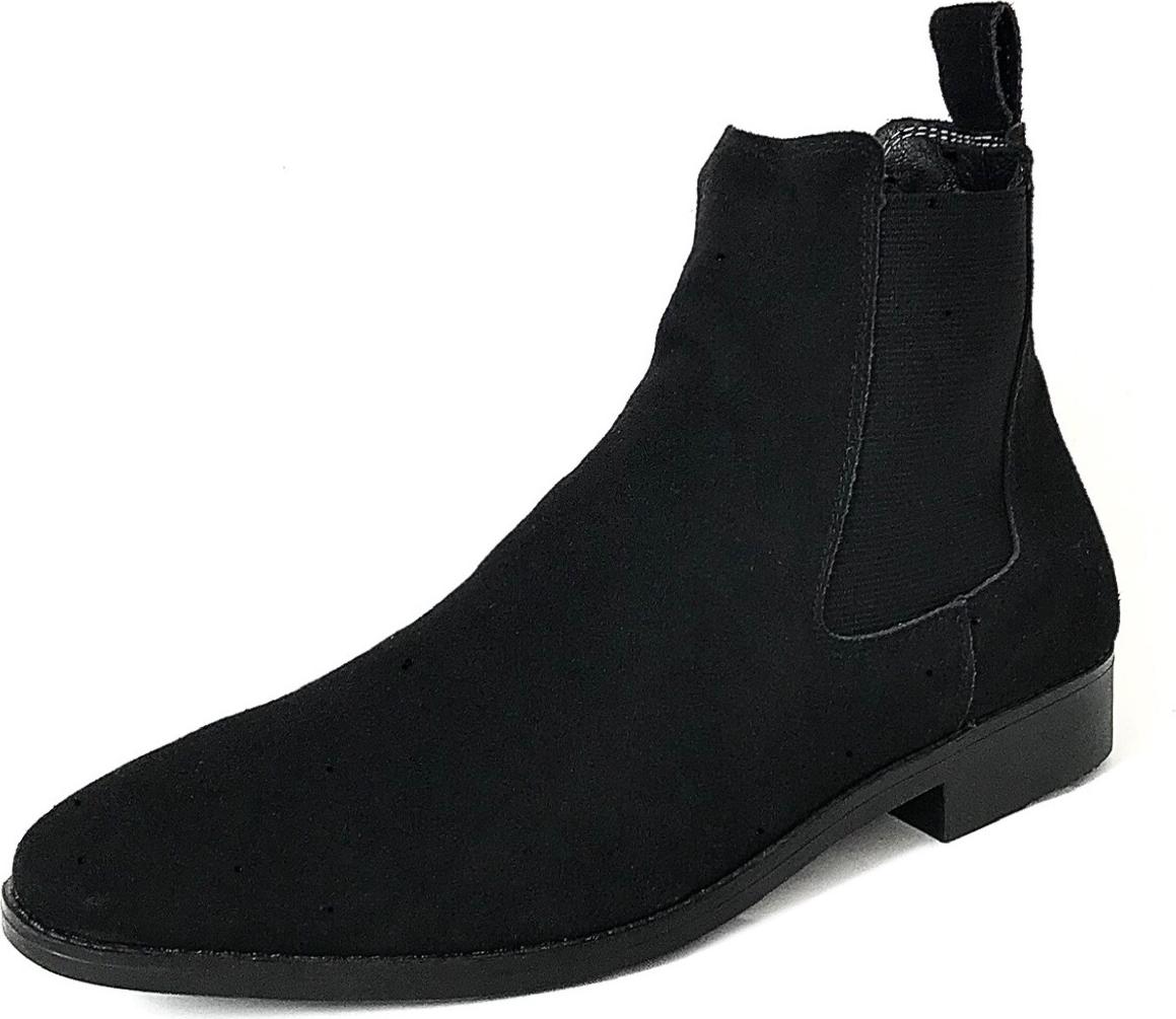 Giày Chelsea Boots Cổ Cao Da Bò Thật Nguyên Tấm Cao Cấp Tefoss HT350 Thời Trang 4 Màu Hot Trend Nhất Size 37 - 43