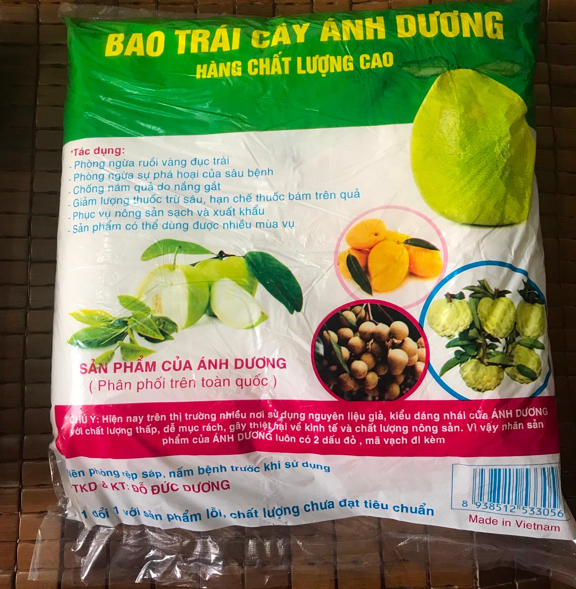 300 túi bọc trái cây Ánh Dương kích thước 30x30cm