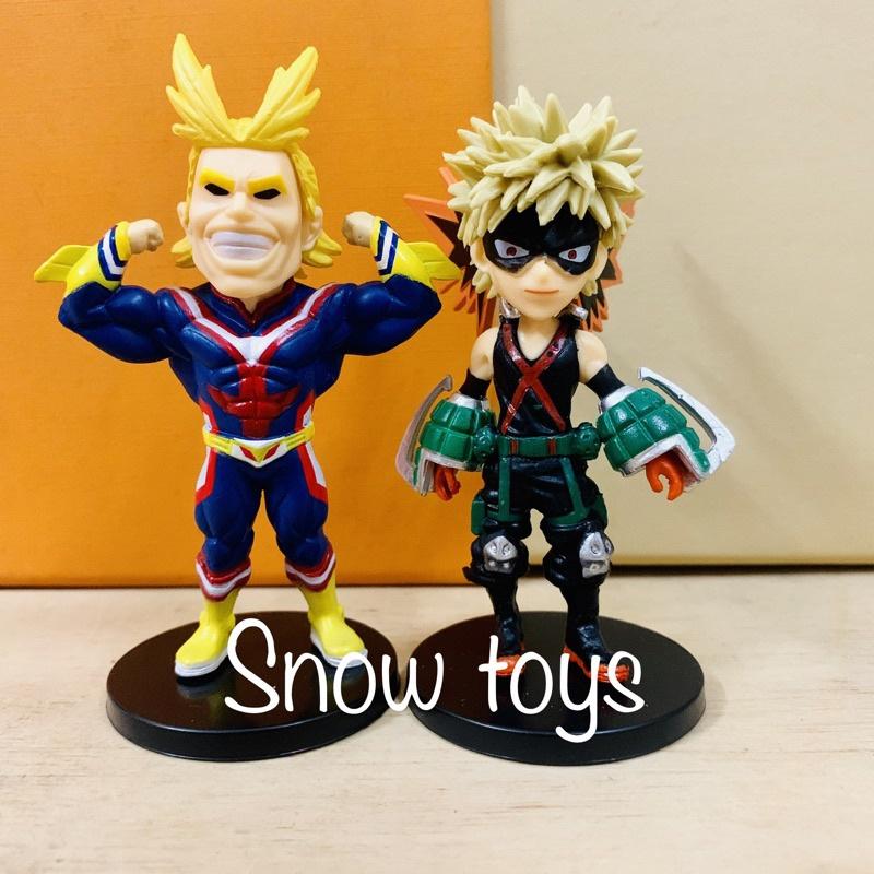 Mô hình My Hero Academia - Bán lẻ mô hình học viện siêu anh hùng All Might Midoriya Bakugo Todoroki Ida Stain - Cao 7cm