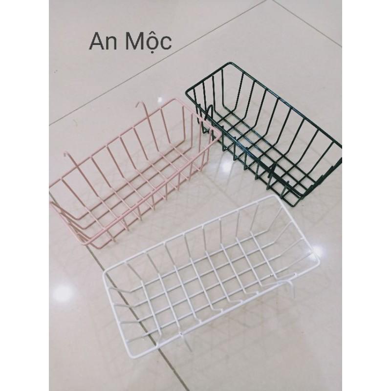Set 6 món 4 khung lưới + 1 giỏ treo + 1 thanh treo để đồ