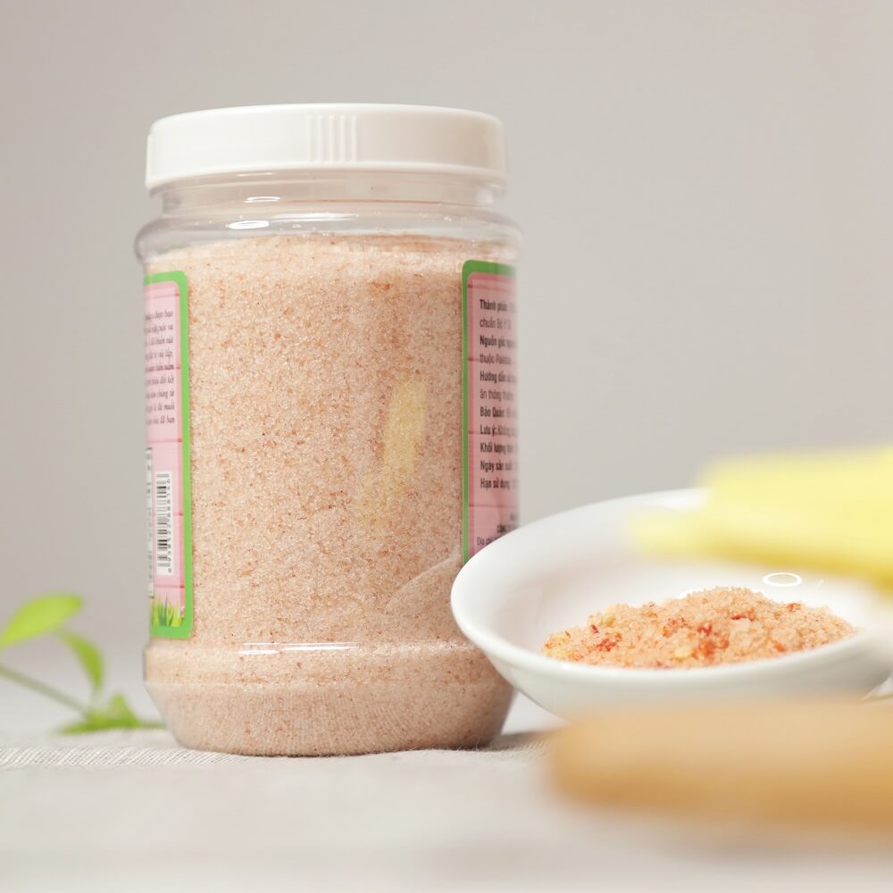 Muối Hồng Himalaya Dạng Nhuyễn  – Theo Tiêu Chuẩn Muối Ăn Bộ Y Tế