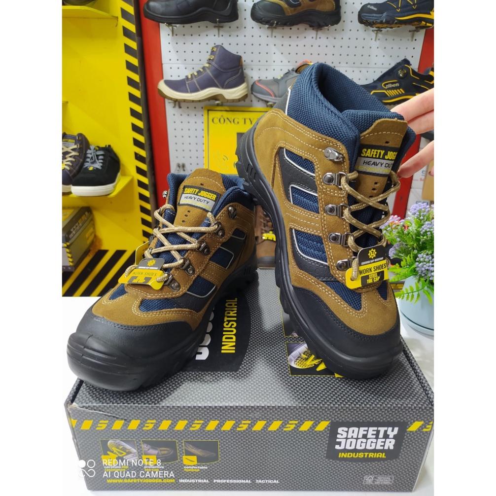 [Hàng Chính Hãng] Giày Bảo Hộ Safety Jogger X2000 Chống Thấm Nước, Mũi Thép Chống Va Đập Mạnh, Đế Thép Chống Đâm Xuyên