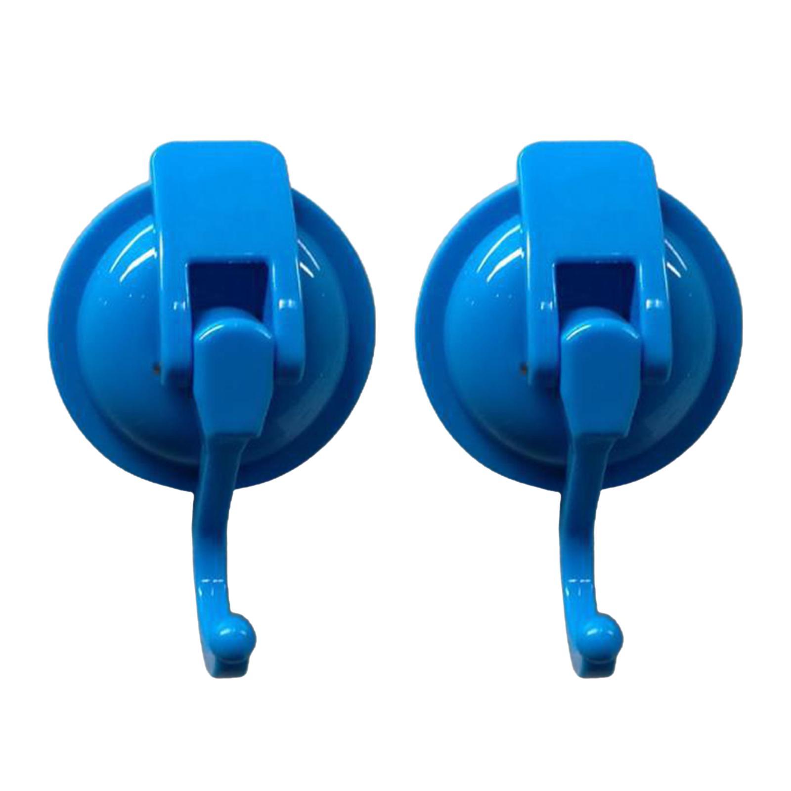 2 Pieces Suction Cup Hooks Easy to Instal No Drilling for Bathroom Towel