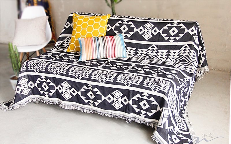 Thảm Chăn Thổ Cẩm Acescor TVT07 180x230 cm - Phủ Sofa, Thảm Trải Sàn, Trải Bàn, Chăn Đắp, Trang Trí Phòng Khách, Phòng Ngủ, Chung Cư