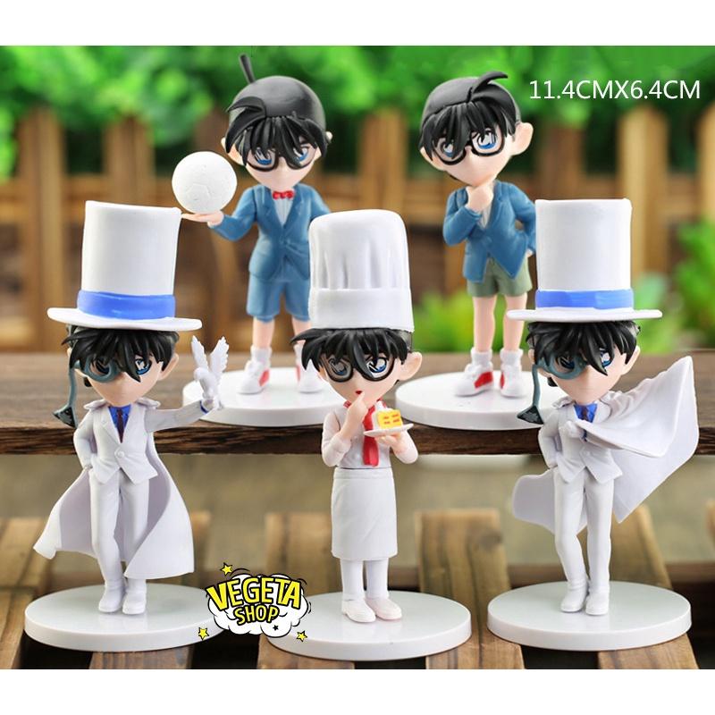 Mô hình Conan - Mô hình Kaito Kid Magic Kaito - Shinichi Kudo Edogawa Conan - Đế trắng bán lẻ tùy chọn mẫu - Cao 9~13cm