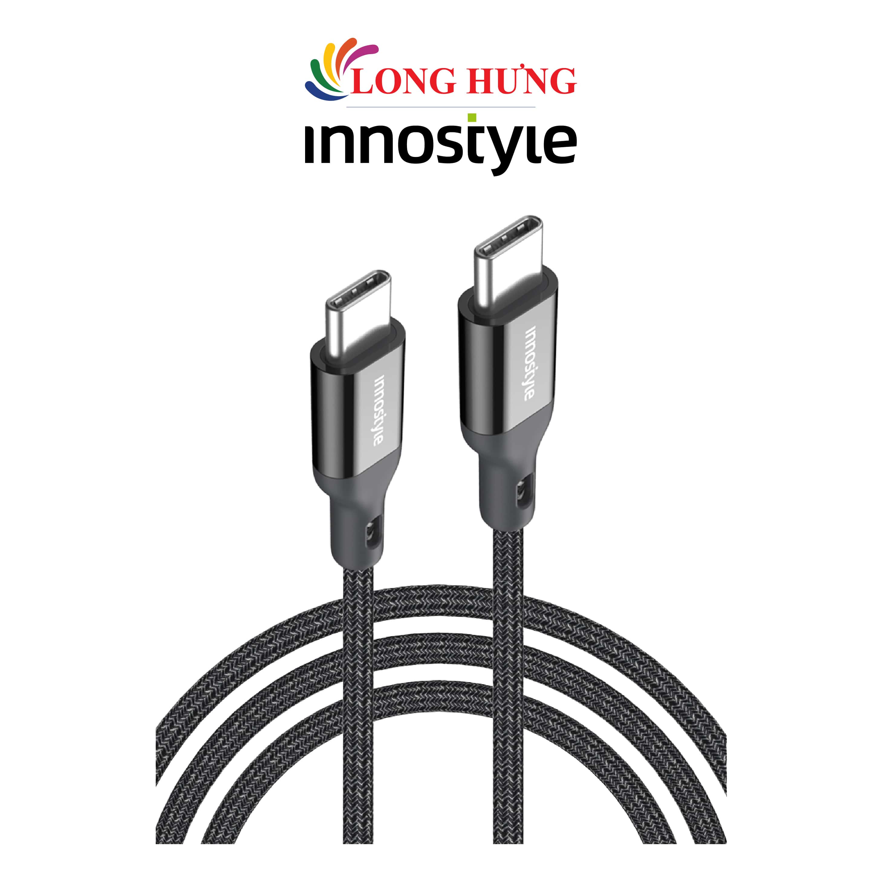 Cáp Innostyle PowerFlex Type-C to Type-C Cable 1.5m ICC150AL - Hàng chính hãng