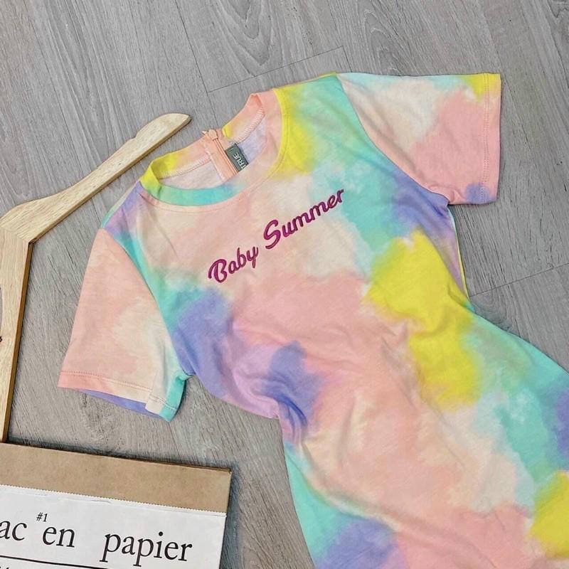 Đầm loang thêu baby summer -$5N