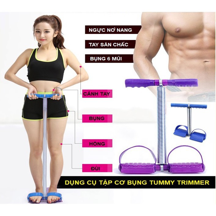 Dụng Cụ Tập Gym, Tập Cơ Bụng Tại Nhà, Kéo Tay Tummy Trimmer