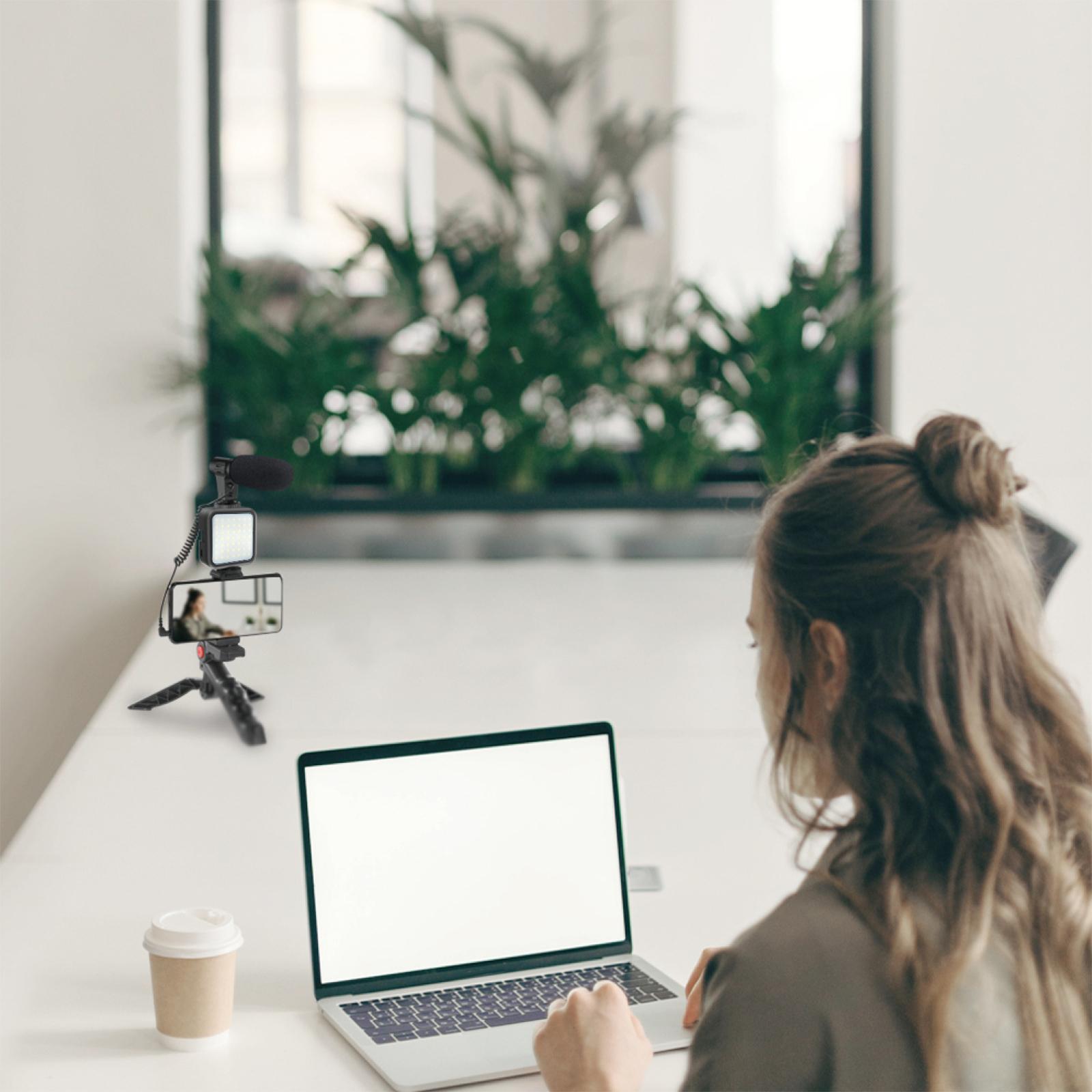 Smartphone Vlogging  with Tripod for with Cold Shoe Live   Indoor