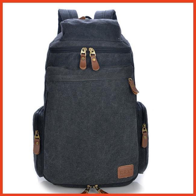 Balo TLG Ba lô canvas phối da nam 205876