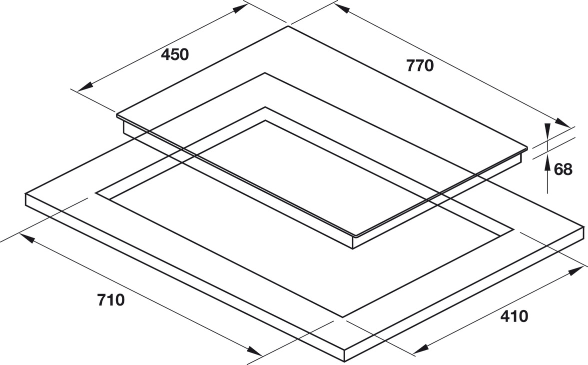 Bếp từ 3 vùng nấu Hafele HC-I773D (536.01.905) - Hàng chính hãng