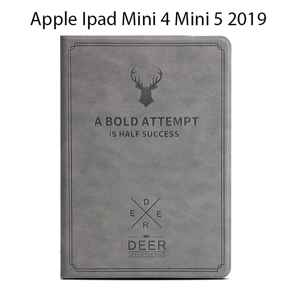 Bao Da Cover Dành Cho Apple Ipad Mini 4 Mini 5 2019 Vân Da Tuần Lộc