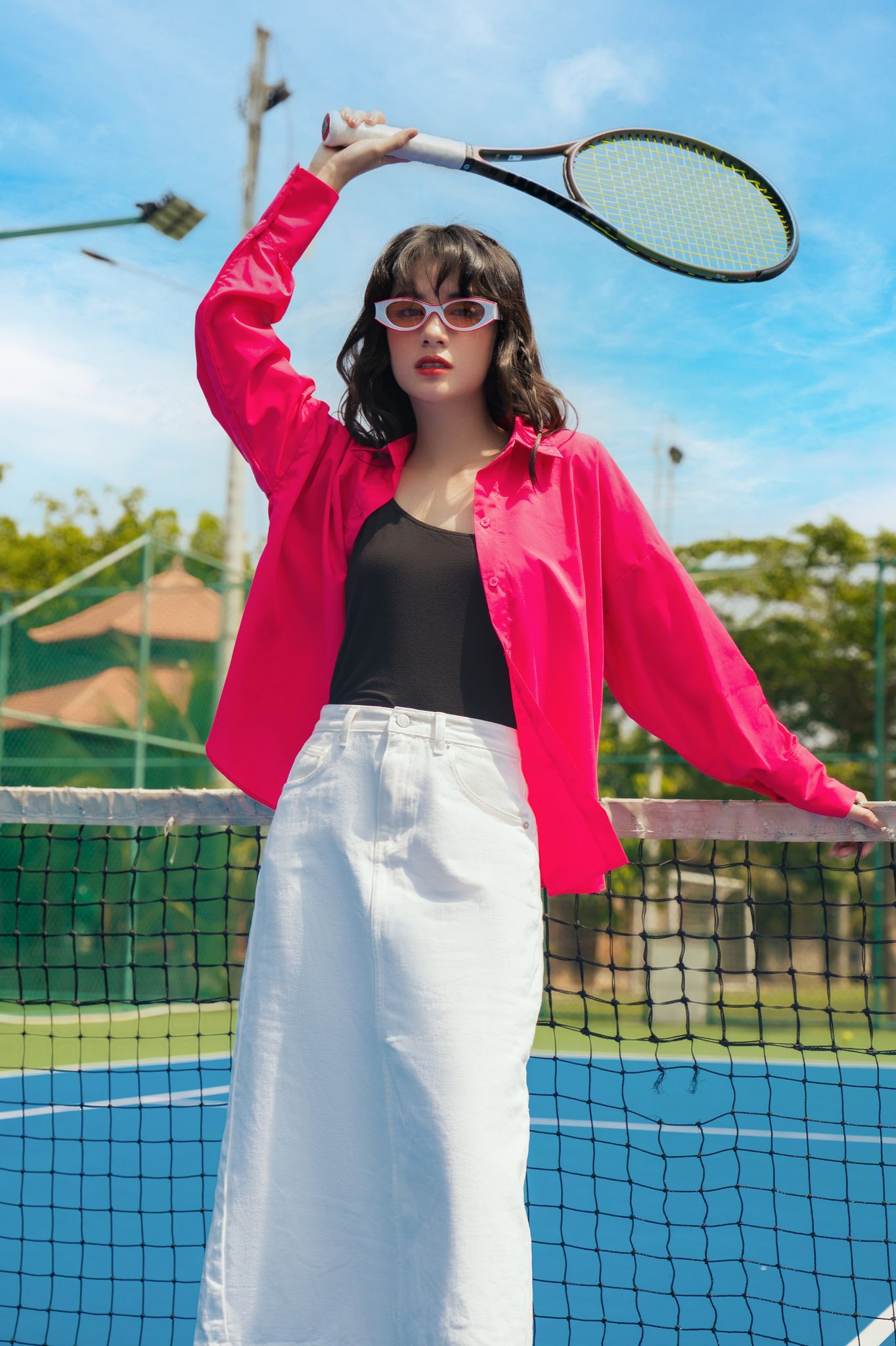 OLV - Áo Long Sleeve Shirt in Pink