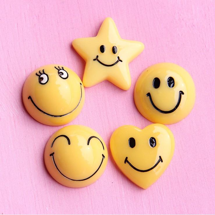 *HN* Charm mặt cười dễ thương cho các bạn trang trí vỏ ốp điện thoại, dán tủ lạnh, DIY