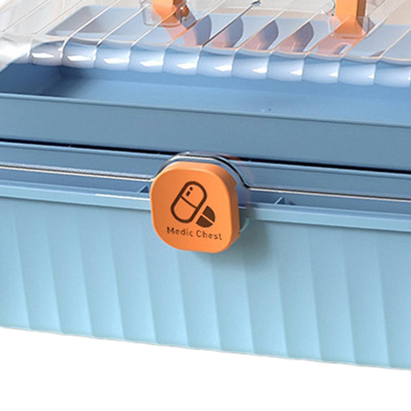 Multilayer Storage Cases Classified Organizer Blue Medium