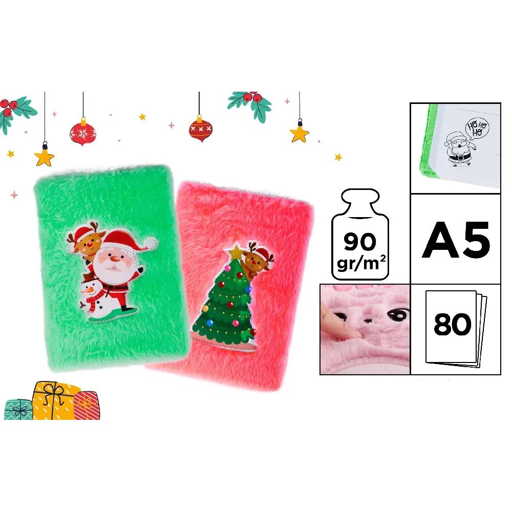 Sổ Tay Mini Giáng Sinh A5 - Kẻ Ngang - 80 Trang 90gsm - MP CH24024 - Màu Đỏ