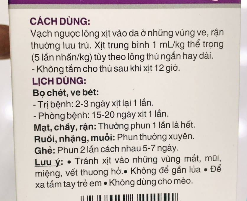 Chai xịt trị ve rận bọ chét ở Chó Spray Dog Giúp diệt sạch ve, rận, bọ chét Sản xuất tại Vemedim Việt Nam