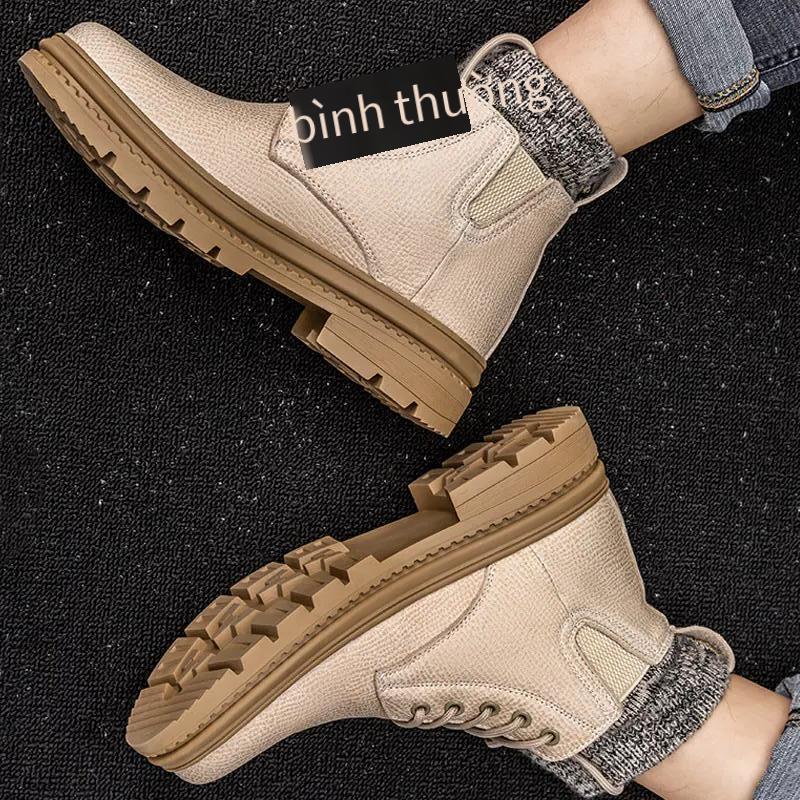 Phong cách mới nhất Martin boots Giày thường Hàn Quốc ins giày đôi hot khuyến mãi mới nhất