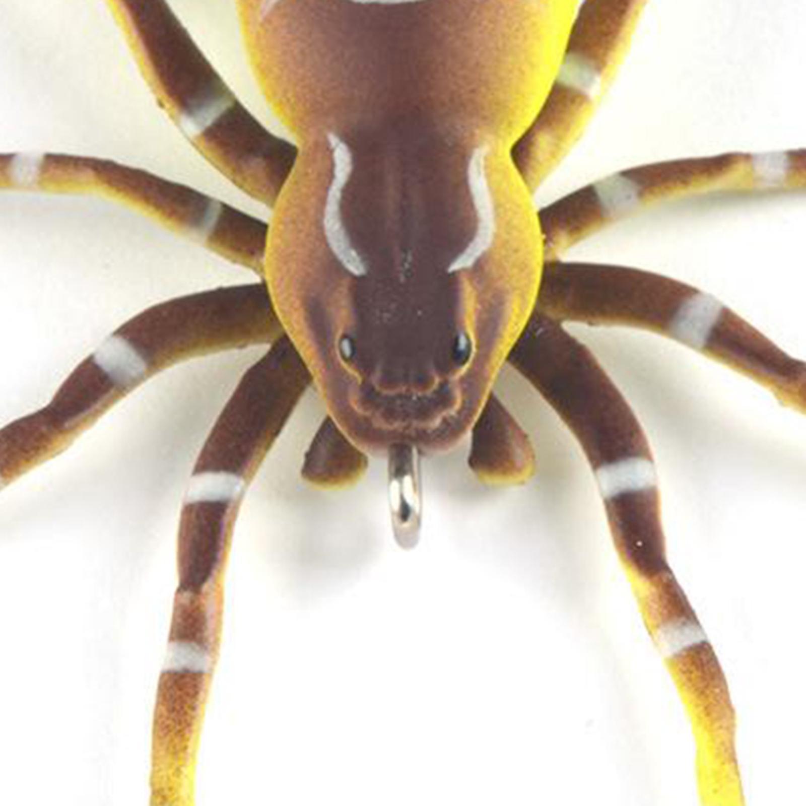 2xSpider Soft Bait 3.1" Bait Artificial Lures Fishing Lure Outdoor Type 5