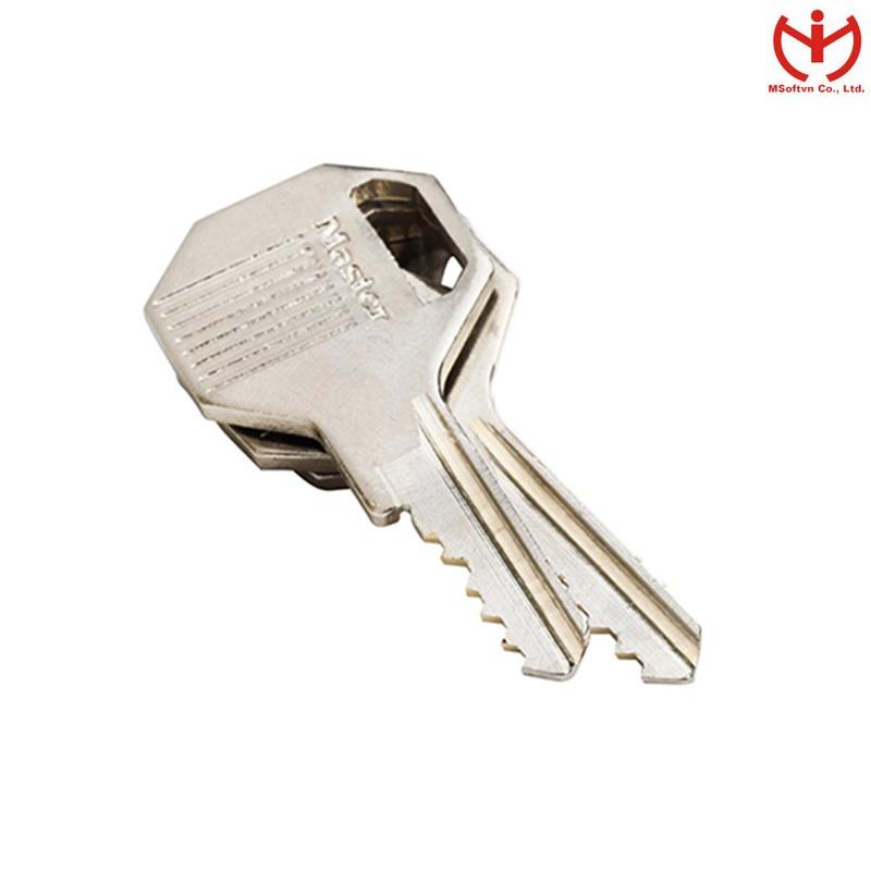 Ổ khóa Master Lock M5 XDLF thân thép lá rộng 50mm càng dài 38mm 2 chìa - MSOFT