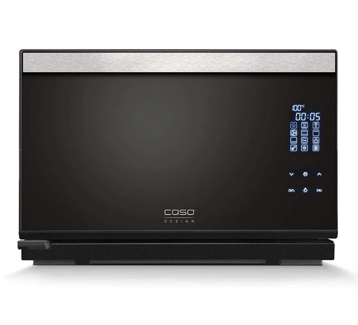 Lò Nướng Kiêm Hấp CASO Steam Chef 3066, Sản Xuất Tại Đức Cao Cấp, Sang Trọng, 11 Chương Trình Tích Hợp Hấp, Dung Tích 25L, Công Suất 210W - Hàng Nhập Khẩu Đức